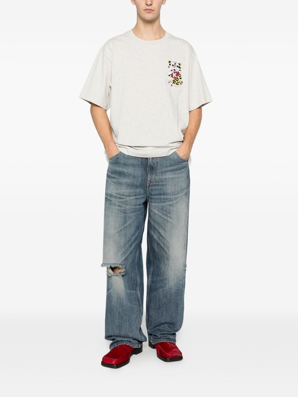 Kenzo Men Oversized 'Kenzo Wild Tiger' T-Shirt KENZO
