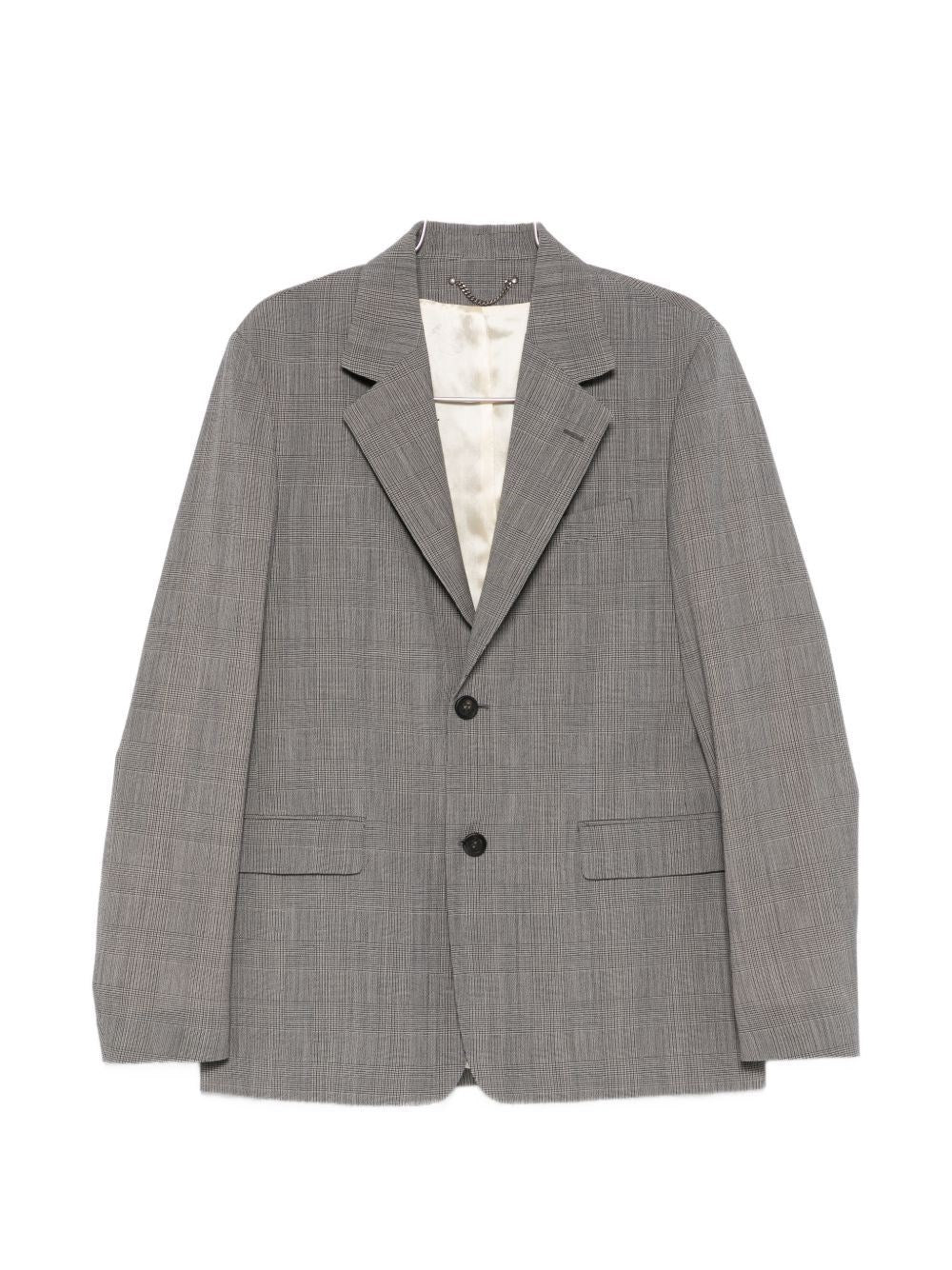 Golden Goose Men Prince Of Wales Wool Jacket