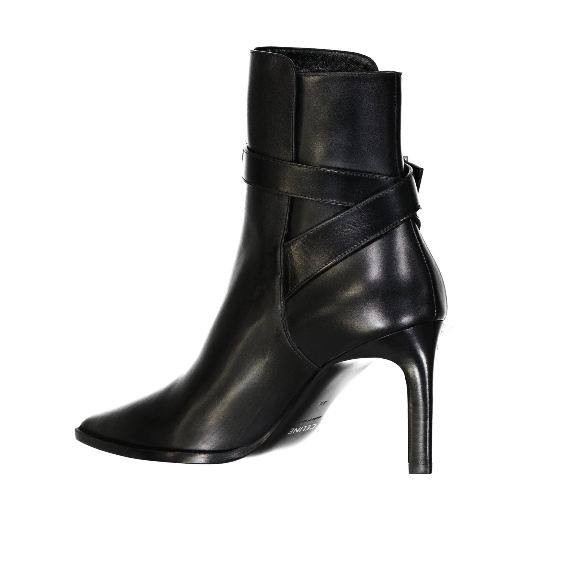 Celine Jodphur Leather Boots Women CELINE