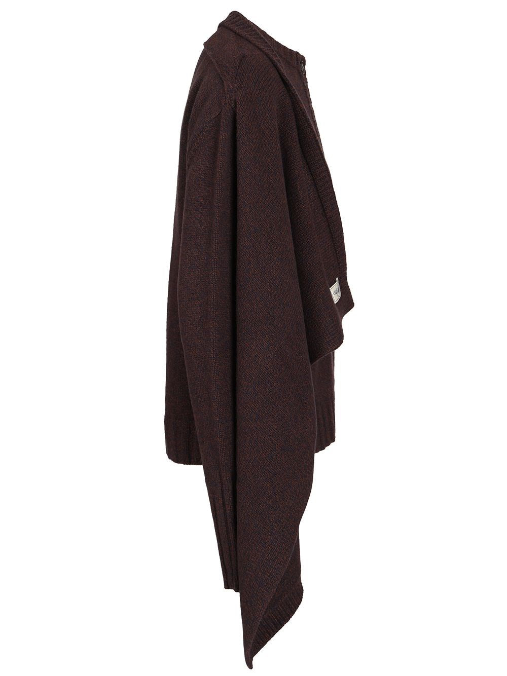 The Attico Women Cardigan With Draped Details THE ATTICO