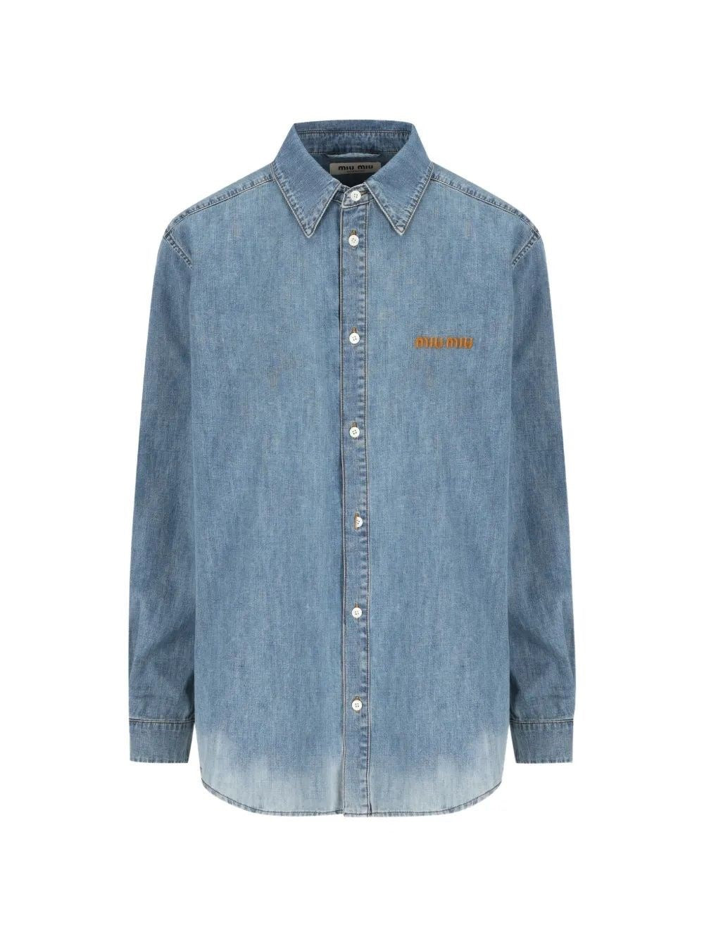 Miu Miu Women Chambray Shirt MIU MIU