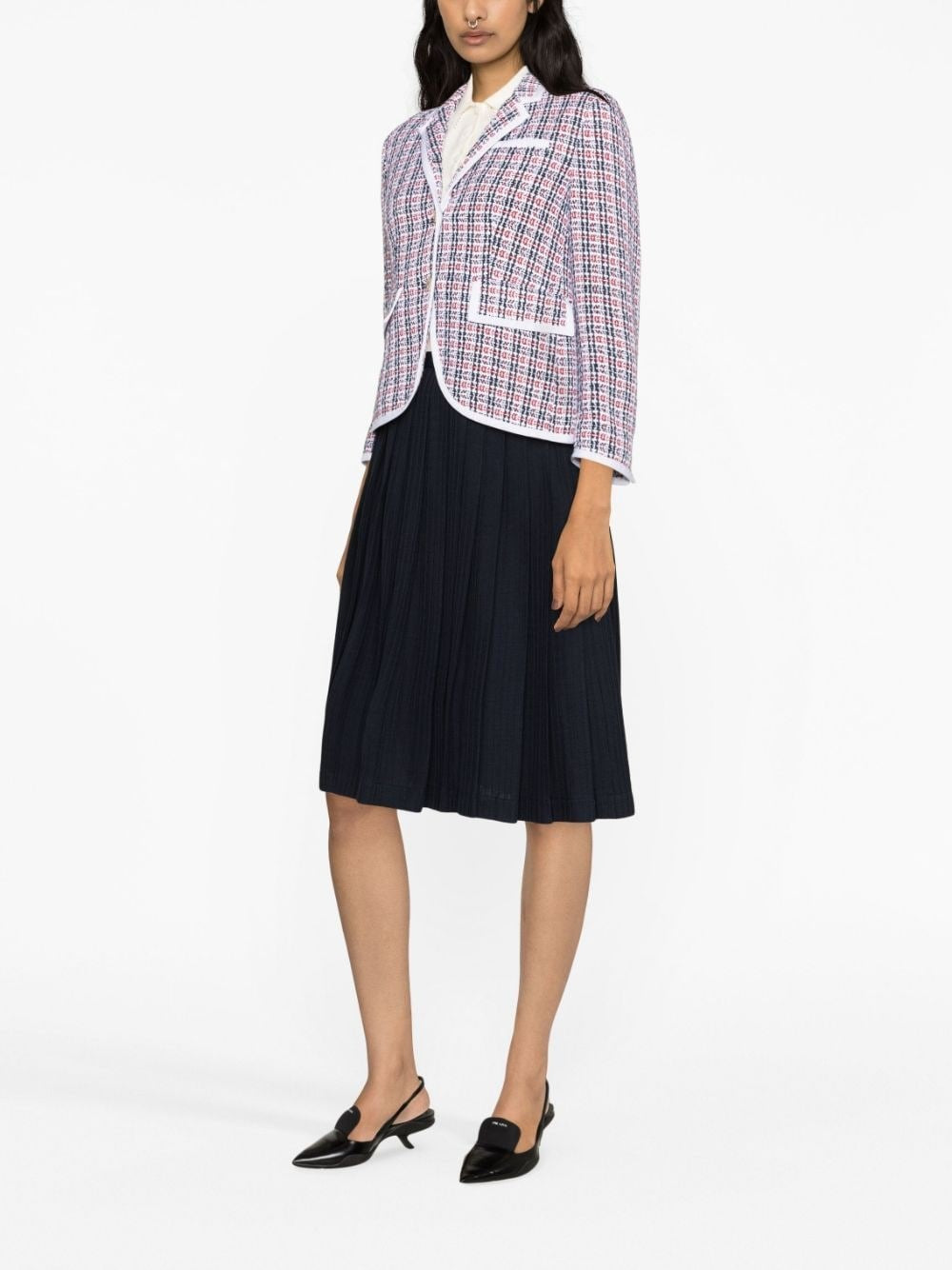 Thom Browne Women Cotton Tweed Blazer THOM BROWNE