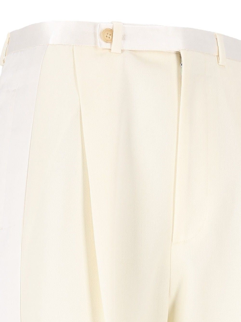 Celine Women Hepburn Tuxedo Trousers In Diagonal Wool CELINE