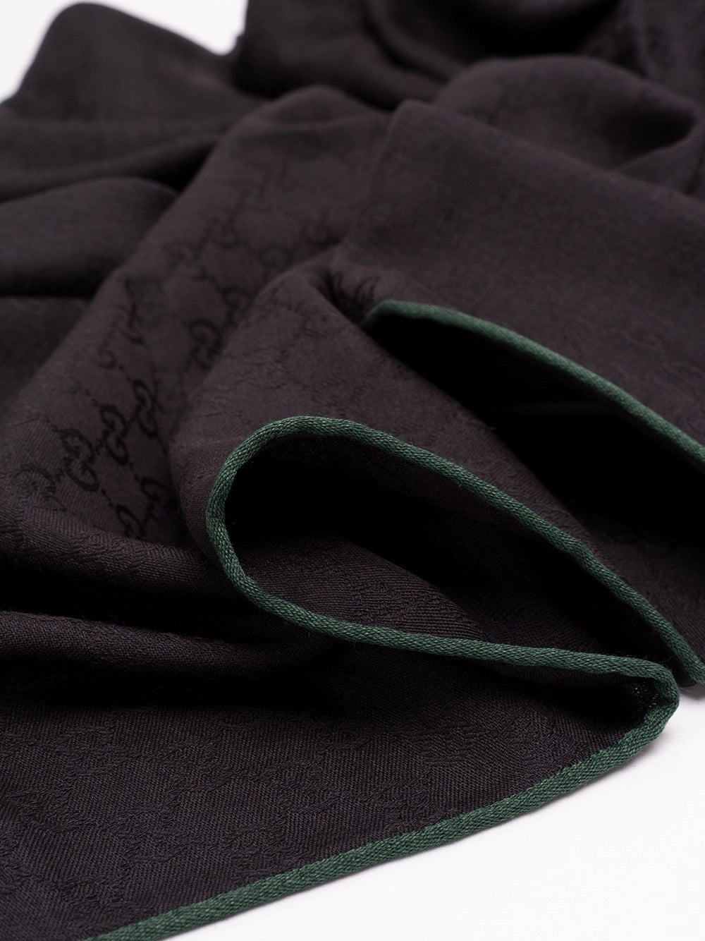 Gucci Men Gg Wool Silk Jacquard Stole GUCCI