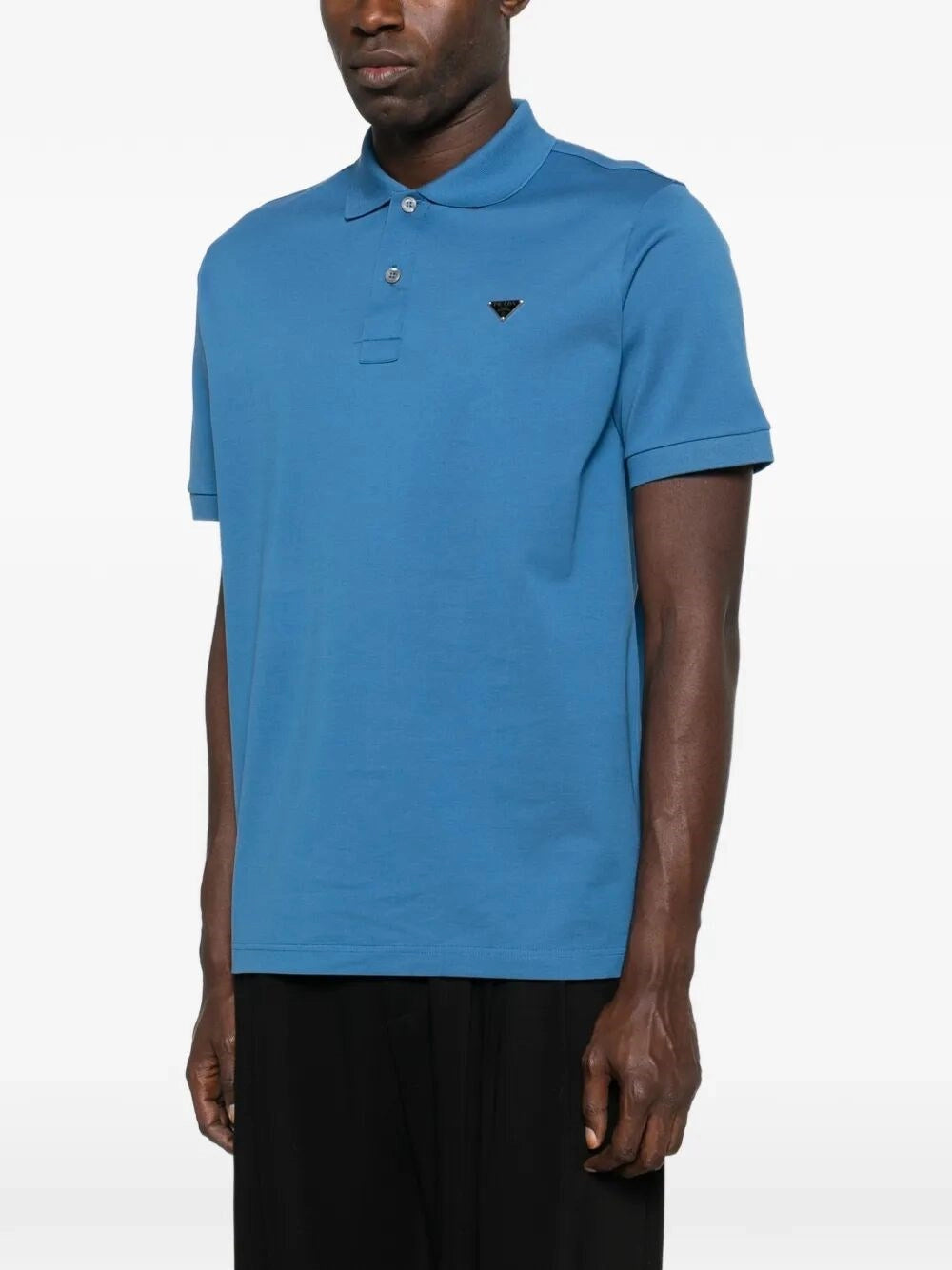 Prada Men Piquet Polo Shirt PRADA
