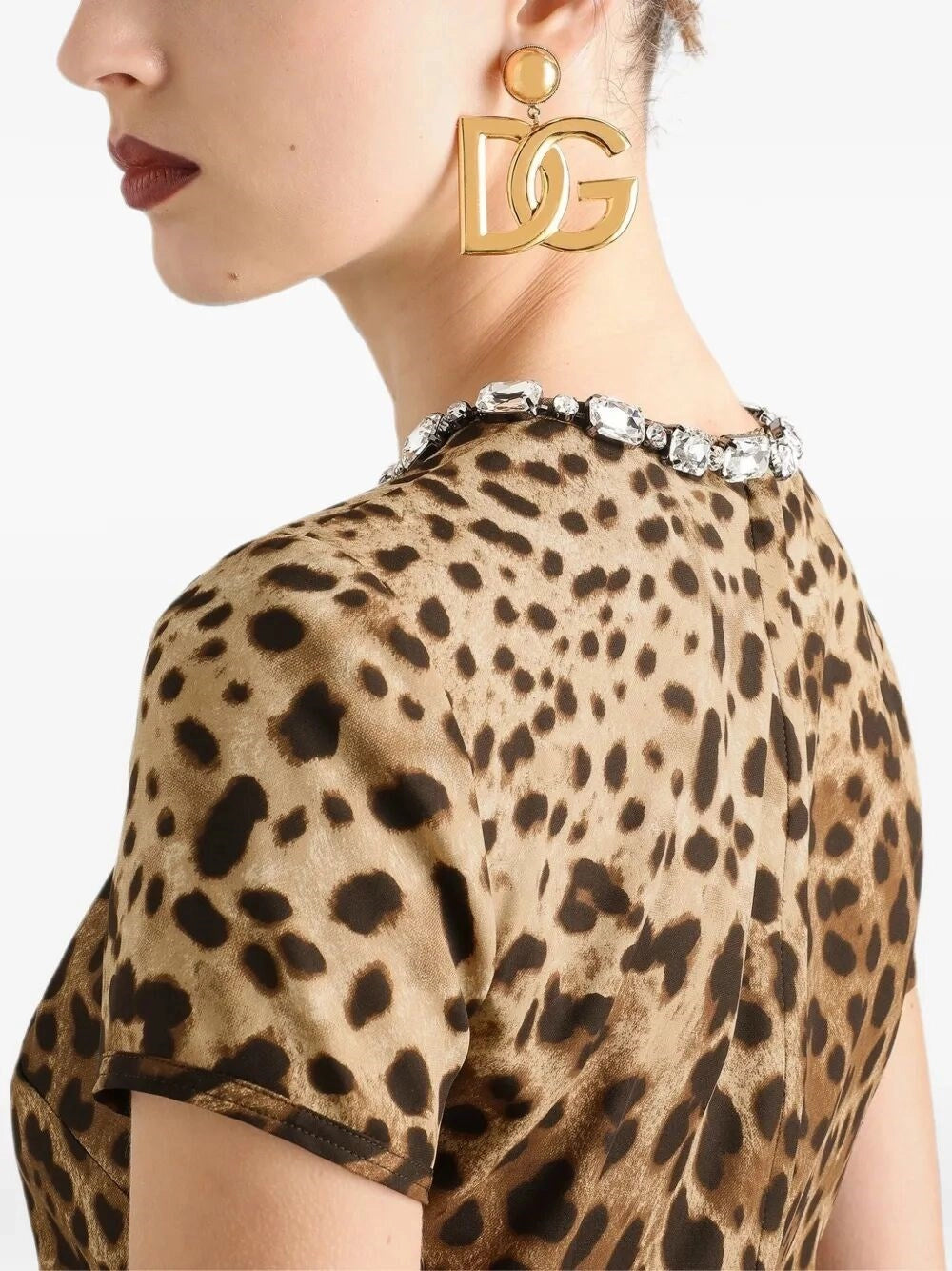 Dolce & Gabbana Women Leopard-Print Dress DOLCE & GABBANA