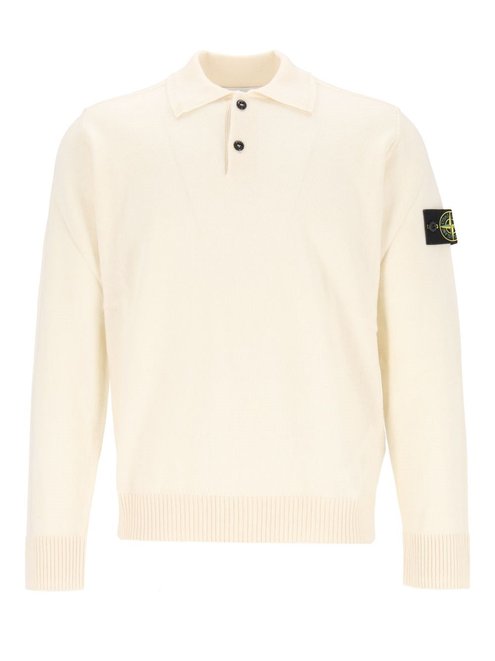 Stone Island Men Rws Geelong Lightweight Wool Polo Sweater STONE ISLAND