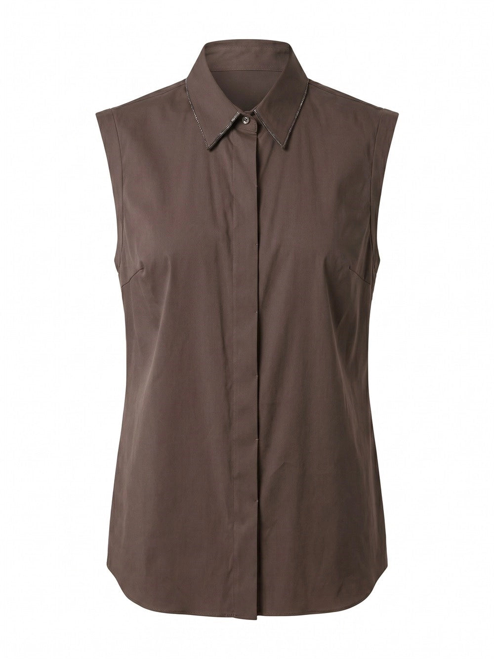 Brunello Cucinelli Women Stretch Poplin Shirt BRUNELLO CUCINELLI