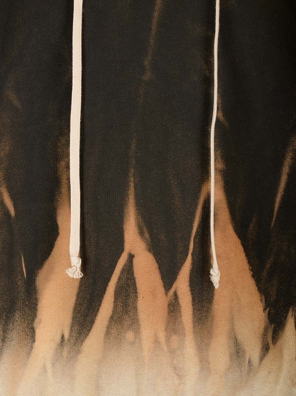 Rick Owens Drkshdw Men Cotton Hoodie Sun Flame RICK OWENS