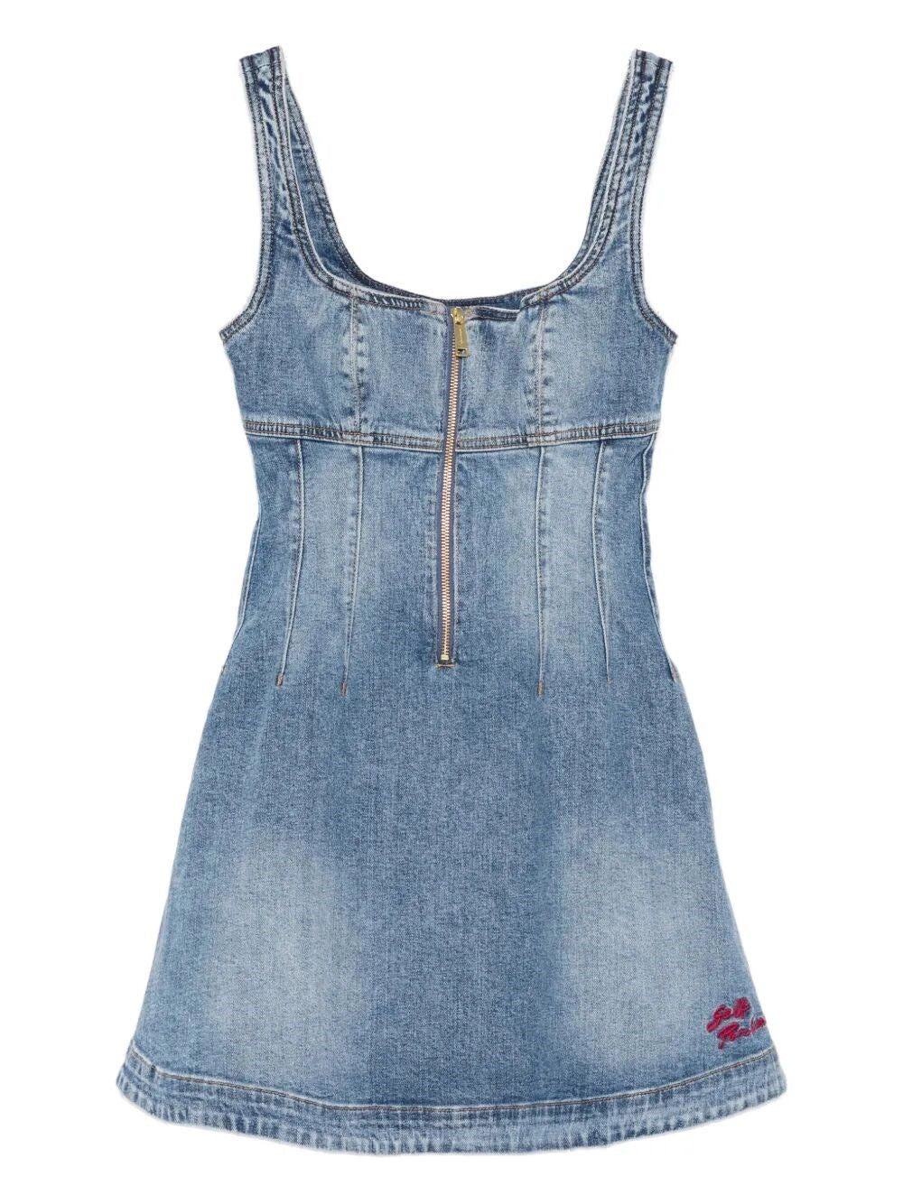 Self-Portrait Women Denim Mini Dress SELF-PORTRAIT