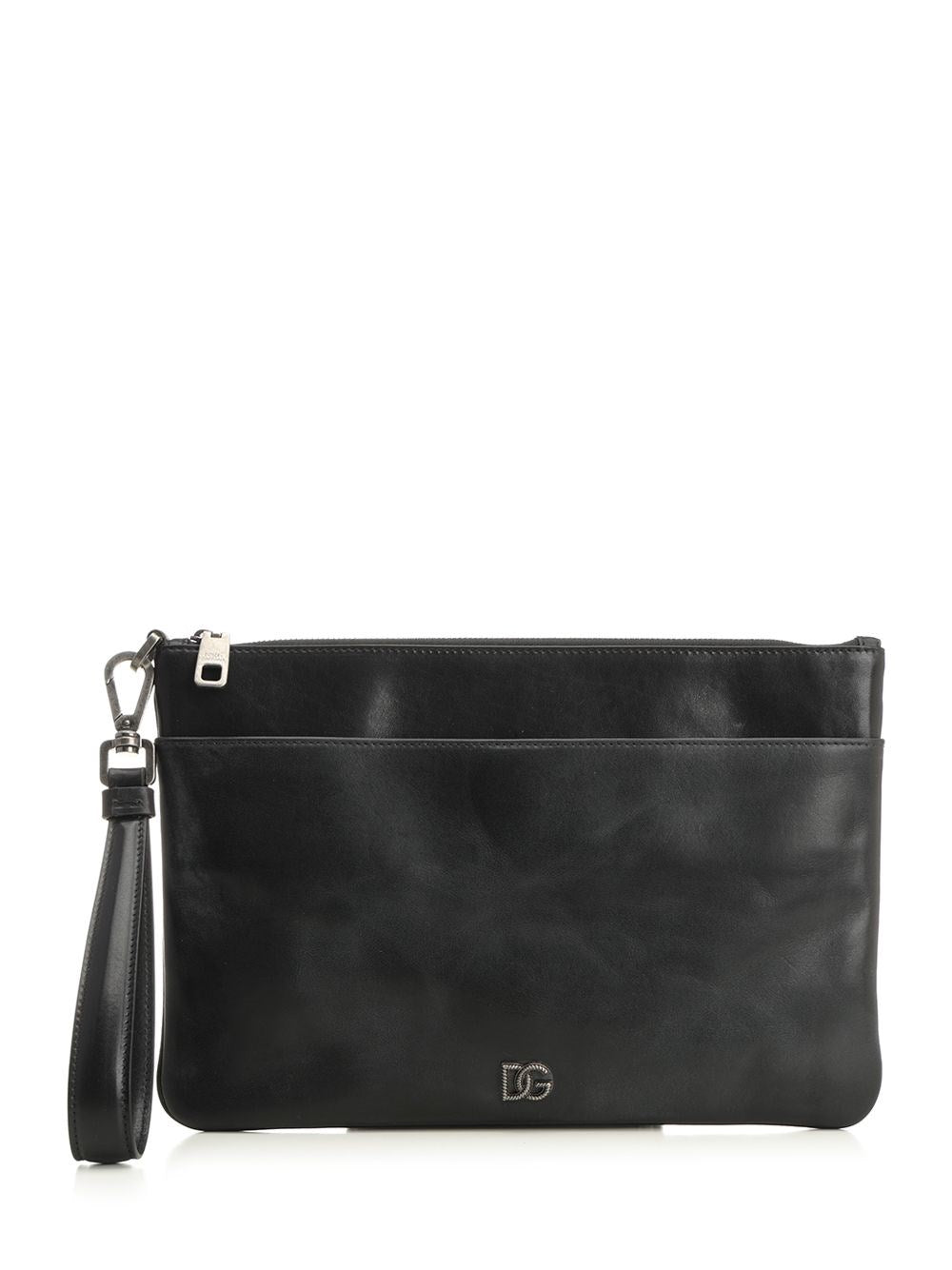Dolce & Gabbana Men Tempesta Calfskin Toiletry Bag DOLCE & GABBANA