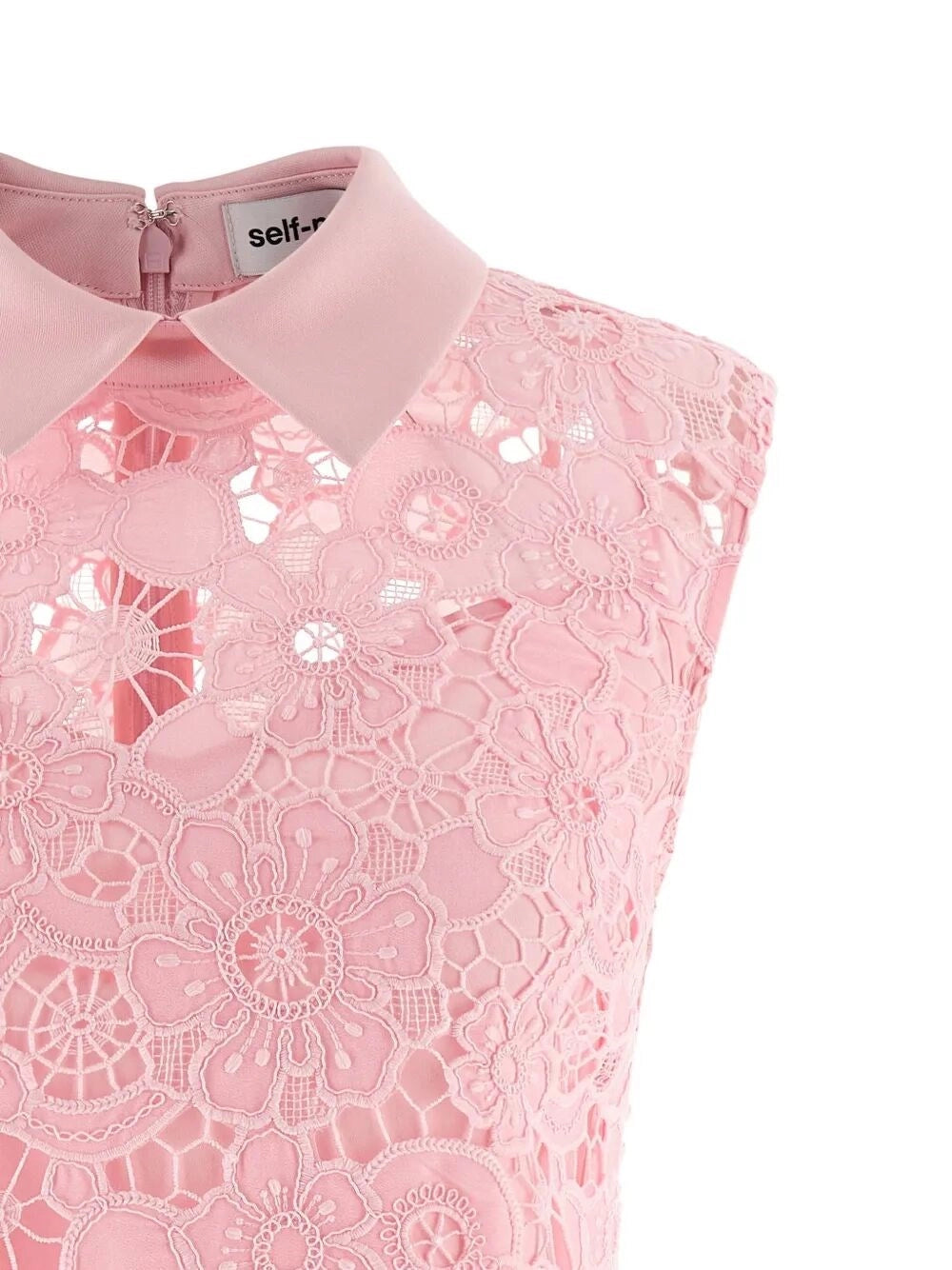 Self-Portrait Women Lace Collared Mini Dress SELF-PORTRAIT