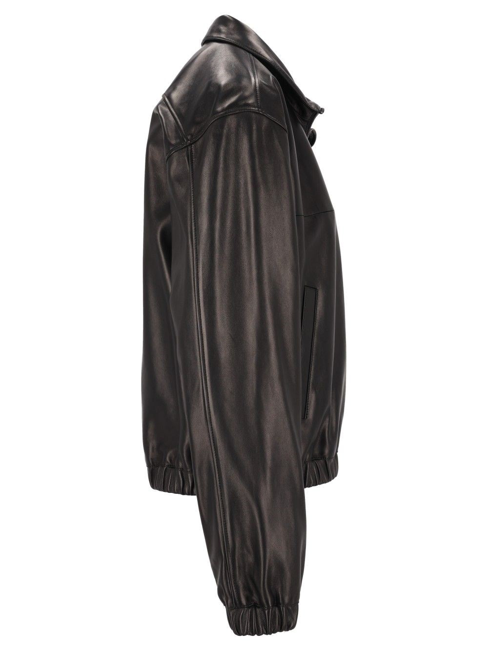 Saint Laurent Men Cassandre Lambskin Jacket SAINT LAURENT