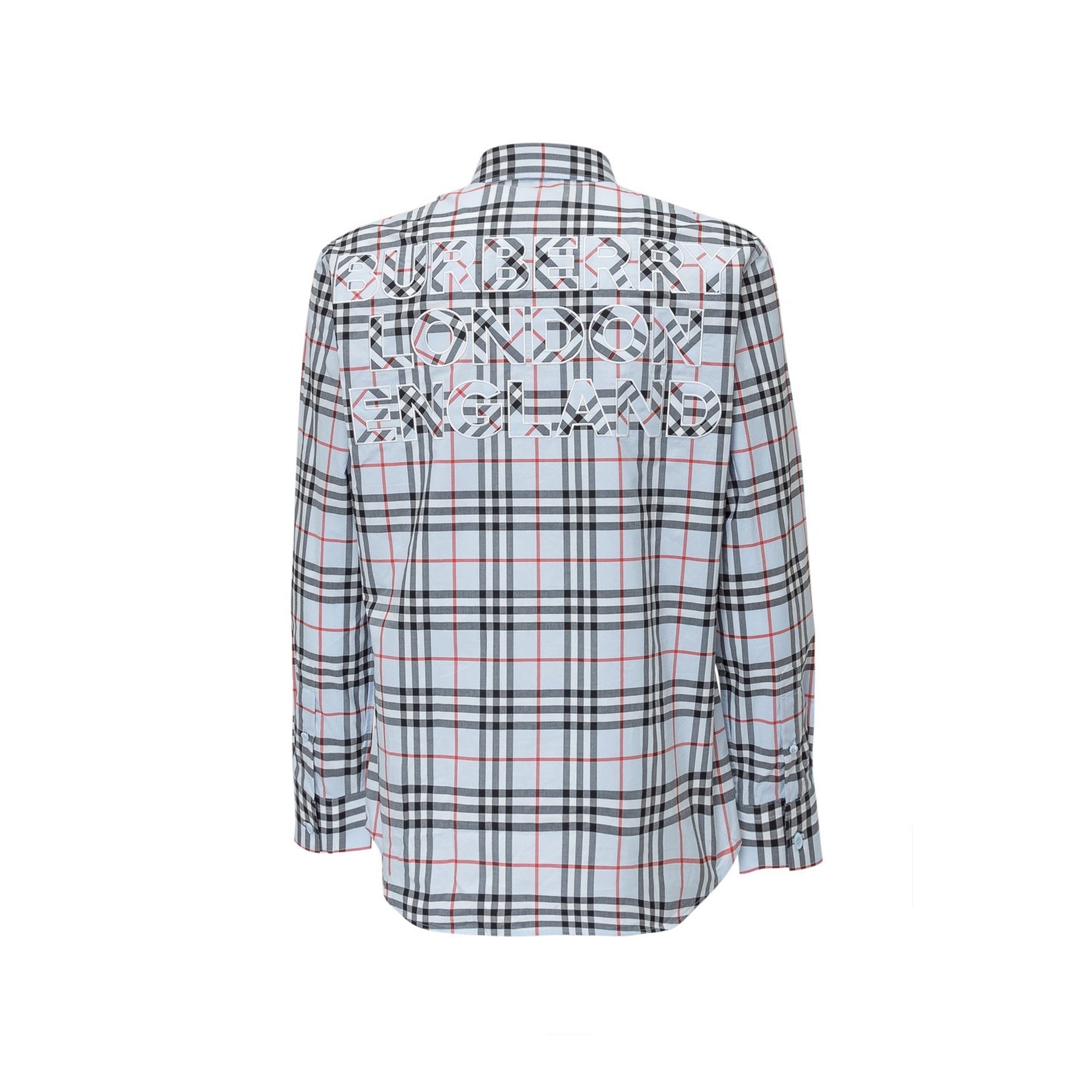 Burberry Checked Cotton Shirt Men BURBERRY