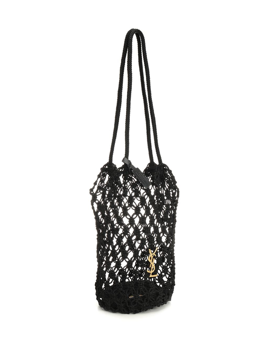 Saint Laurent Women Crochet Hobo Bag SAINT LAURENT