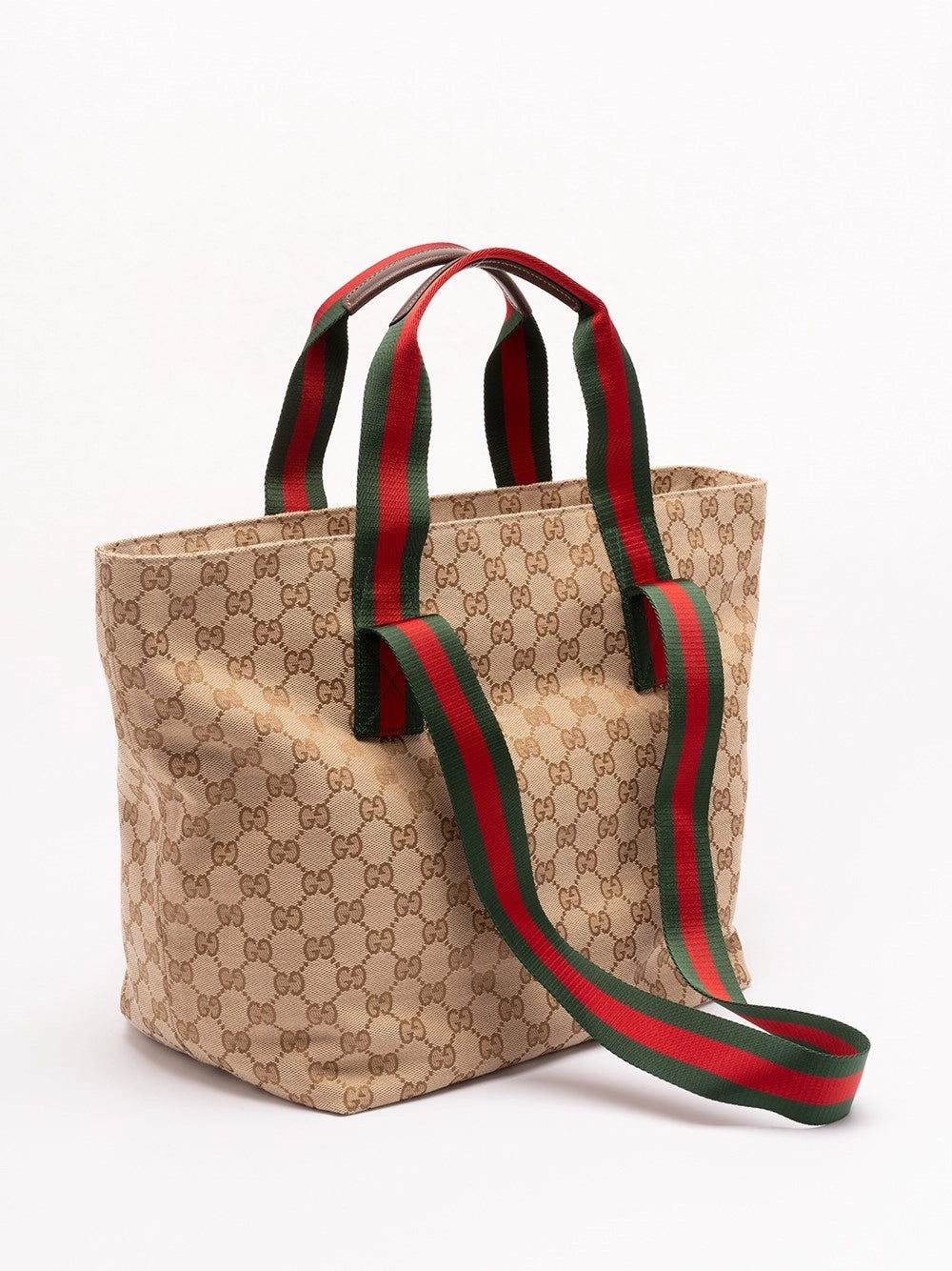 Gucci Men `Gg` Canvas Tote Bag GUCCI