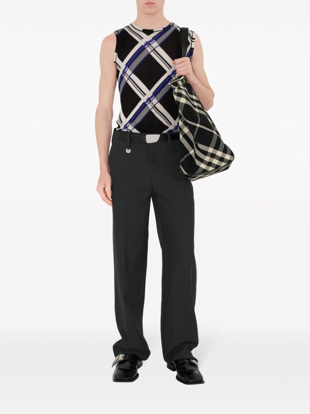 Burberry Men "Check" Tote Bag BURBERRY
