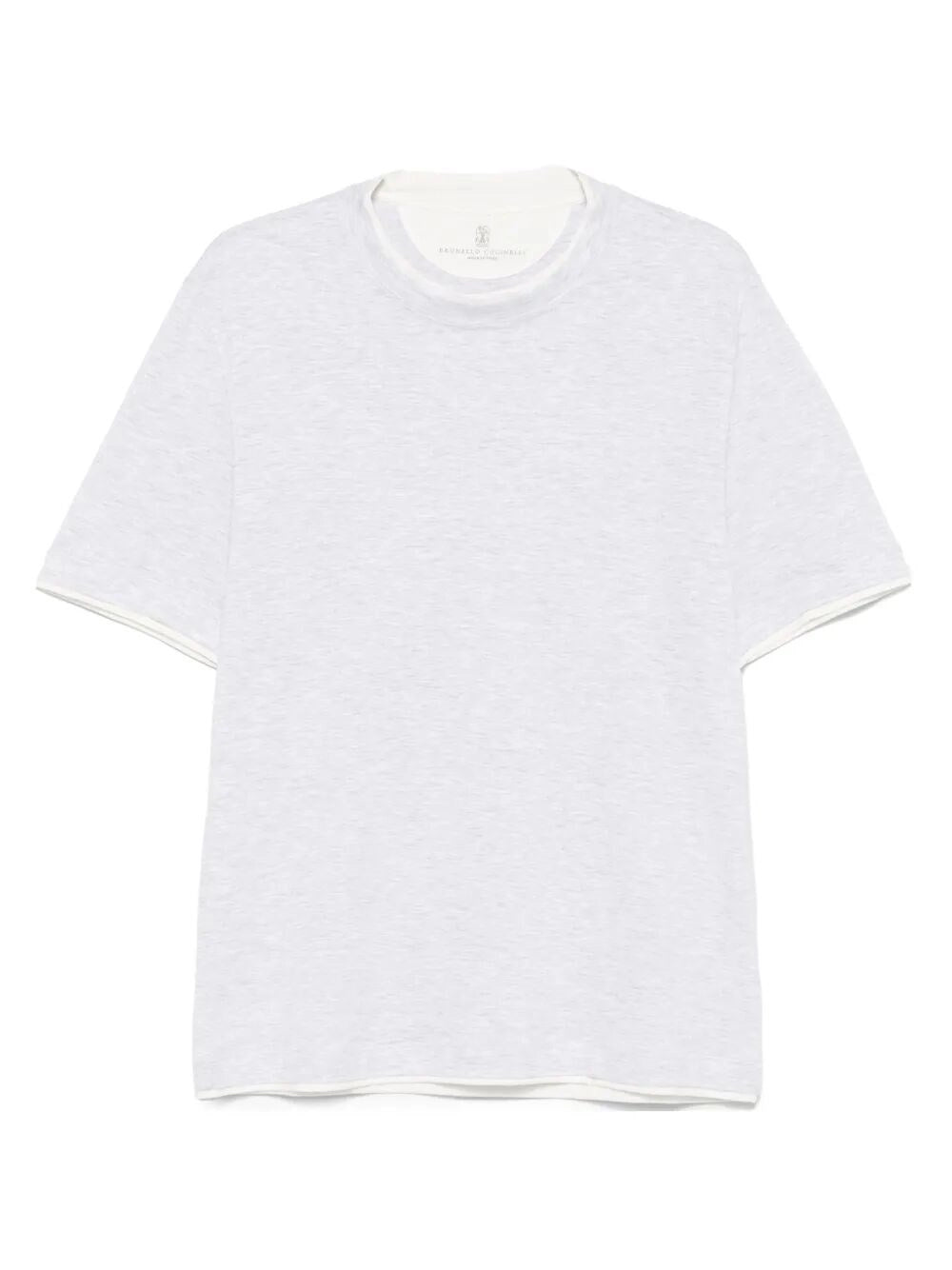 Brunello Cucinelli Men T-Shirt With Faux-Layering BRUNELLO CUCINELLI