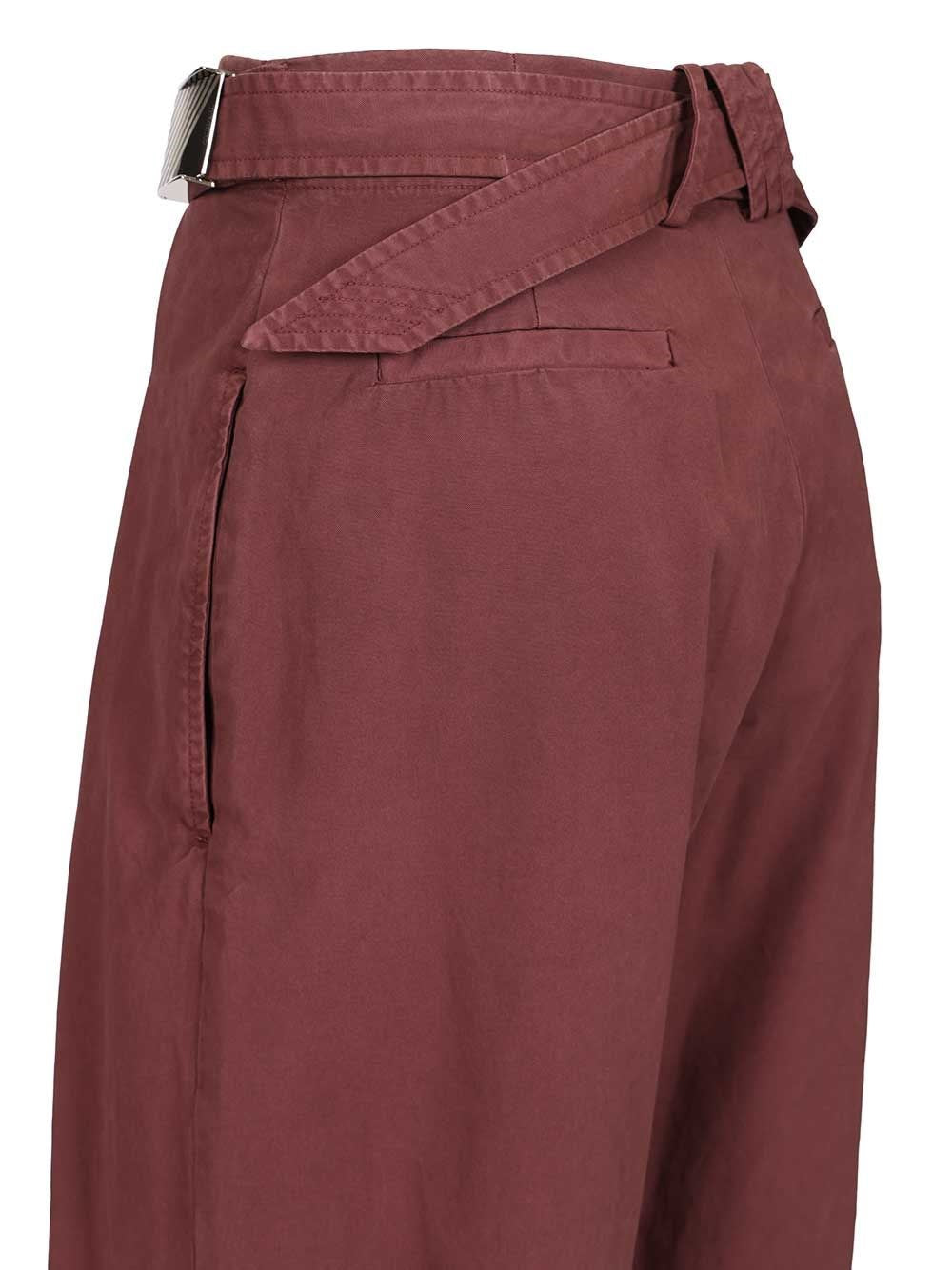 The Attico Women Canvas Trousers THE ATTICO