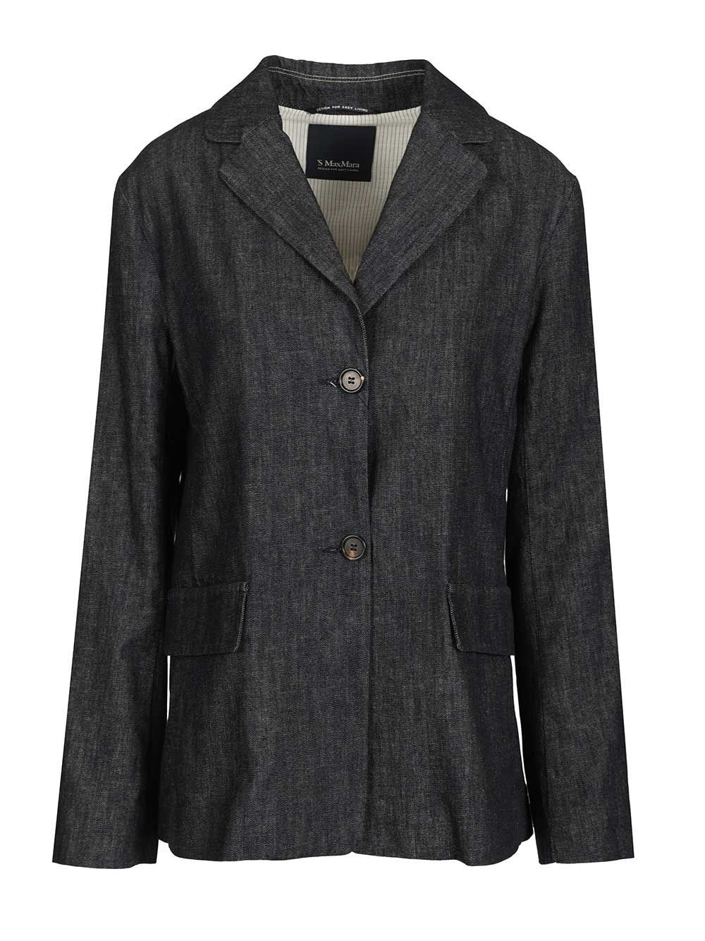'S Max Mara Women "Leone" Stretch Denim Jacket S MAX MARA