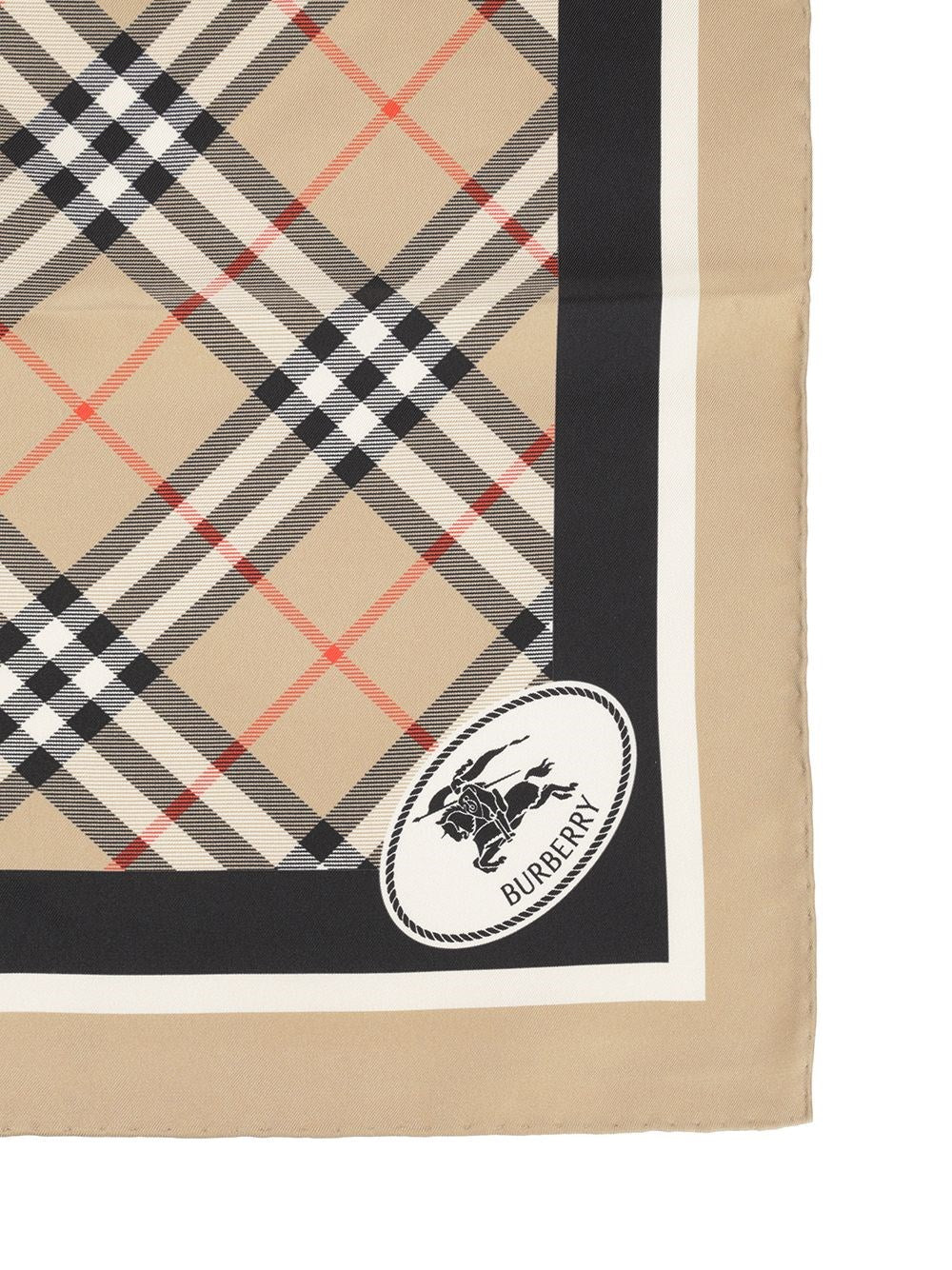 Burberry Women Check Silk Scarf
