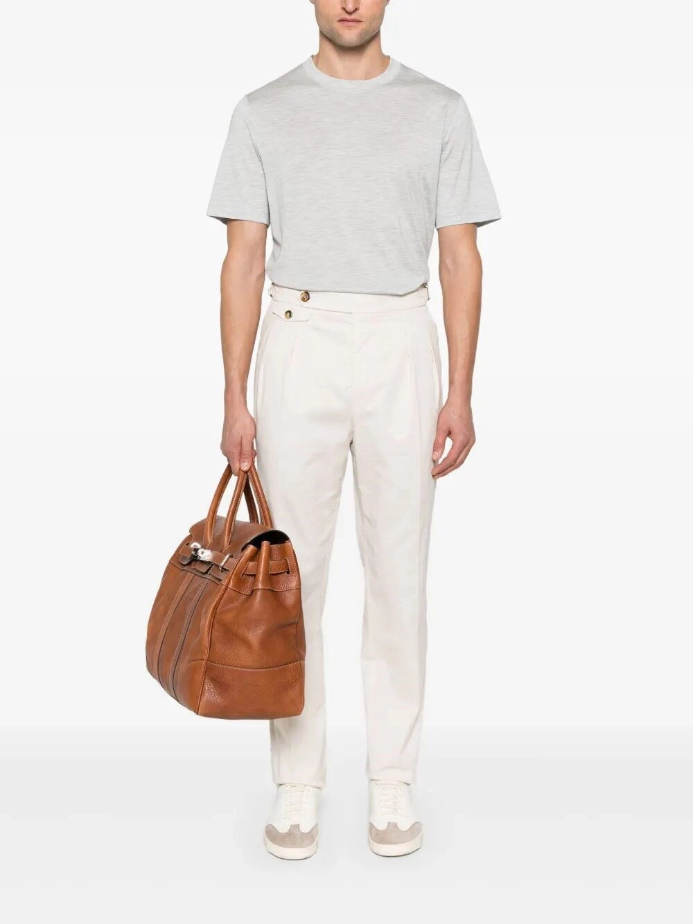 Brunello Cucinelli Men Crew-Neck T-Shirt BRUNELLO CUCINELLI