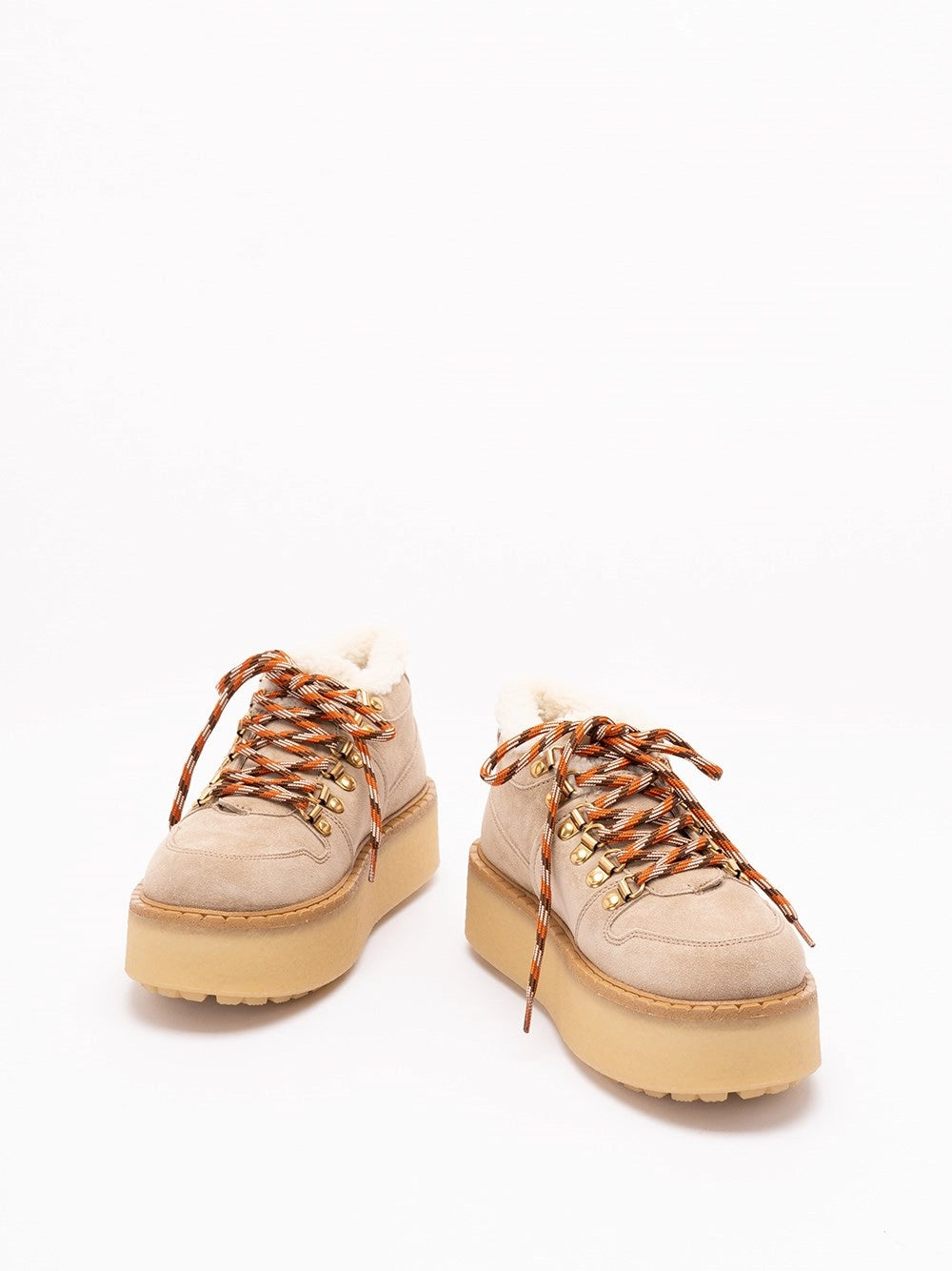 Prada Women Suede Lace-Up Shoes PRADA