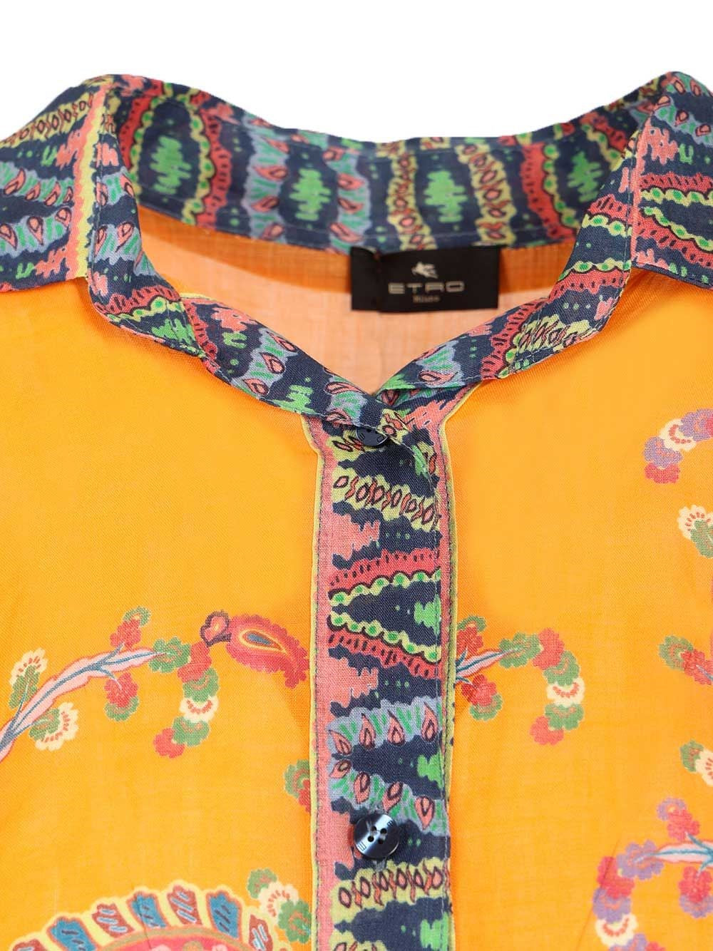 Etro Women Multicoloured Printed Ramie Blouse ETRO