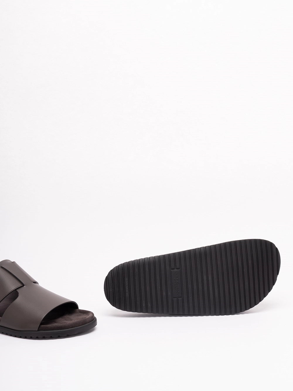Dolce & Gabbana Men Leather Sandals DOLCE & GABBANA