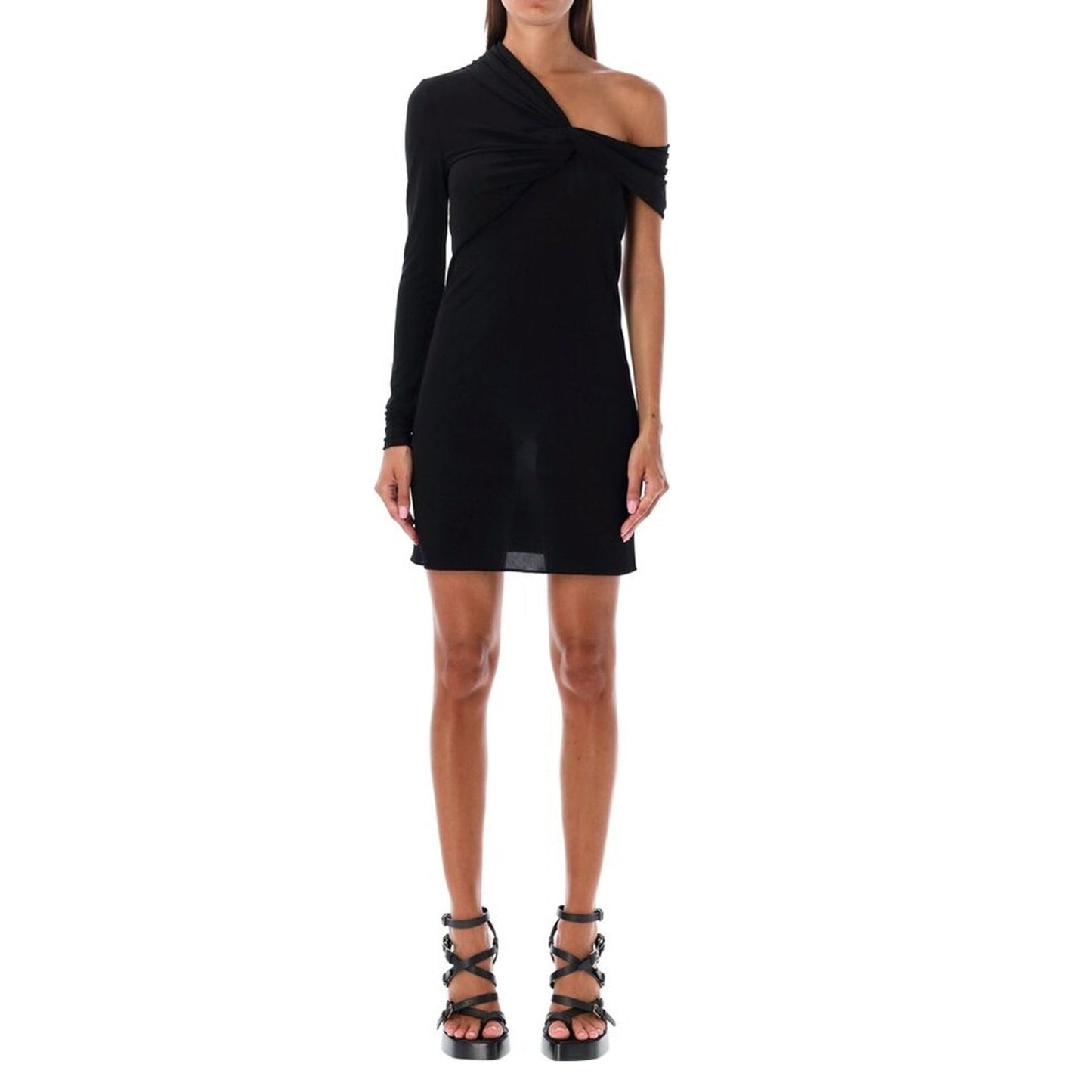 Saint Laurent One Sleeve Dress Women SAINT LAURENT