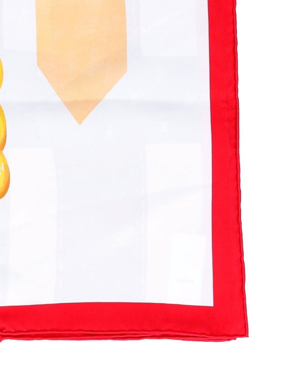 Celine Women Scarf With Printed Motifs CELINE