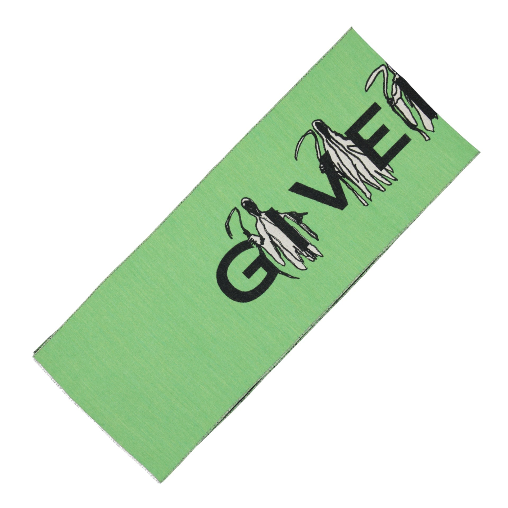 Givenchy Logo Wool Scarf Men GIVENCHY
