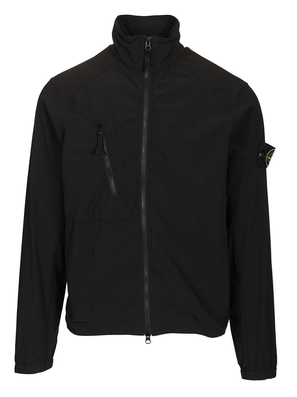 Stone Island Men Stretch Nylon Tech Fleece Overshirt STONE ISLAND