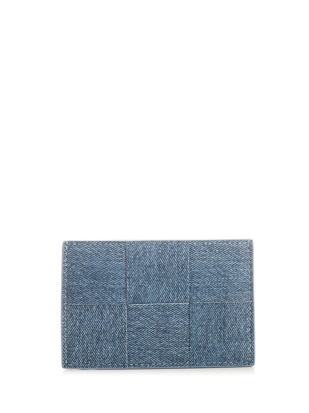 Bottega Veneta Men "Cassette" Card Holder In Denim BOTTEGA VENETA