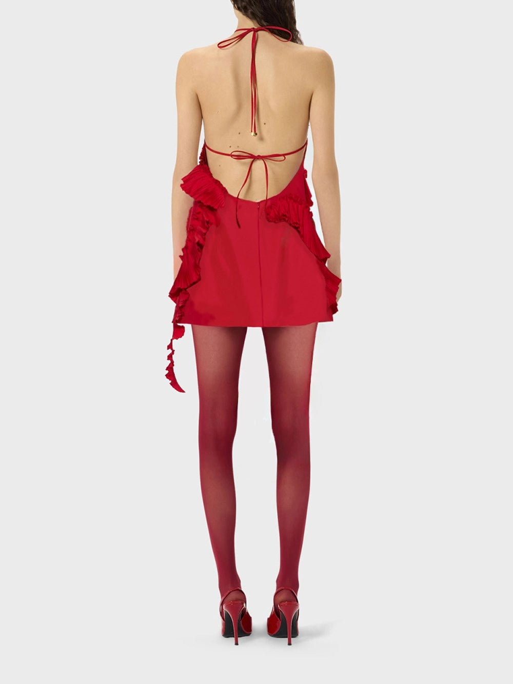 Blumarine Women Taffeta Dress With 3D Roses BLUMARINE