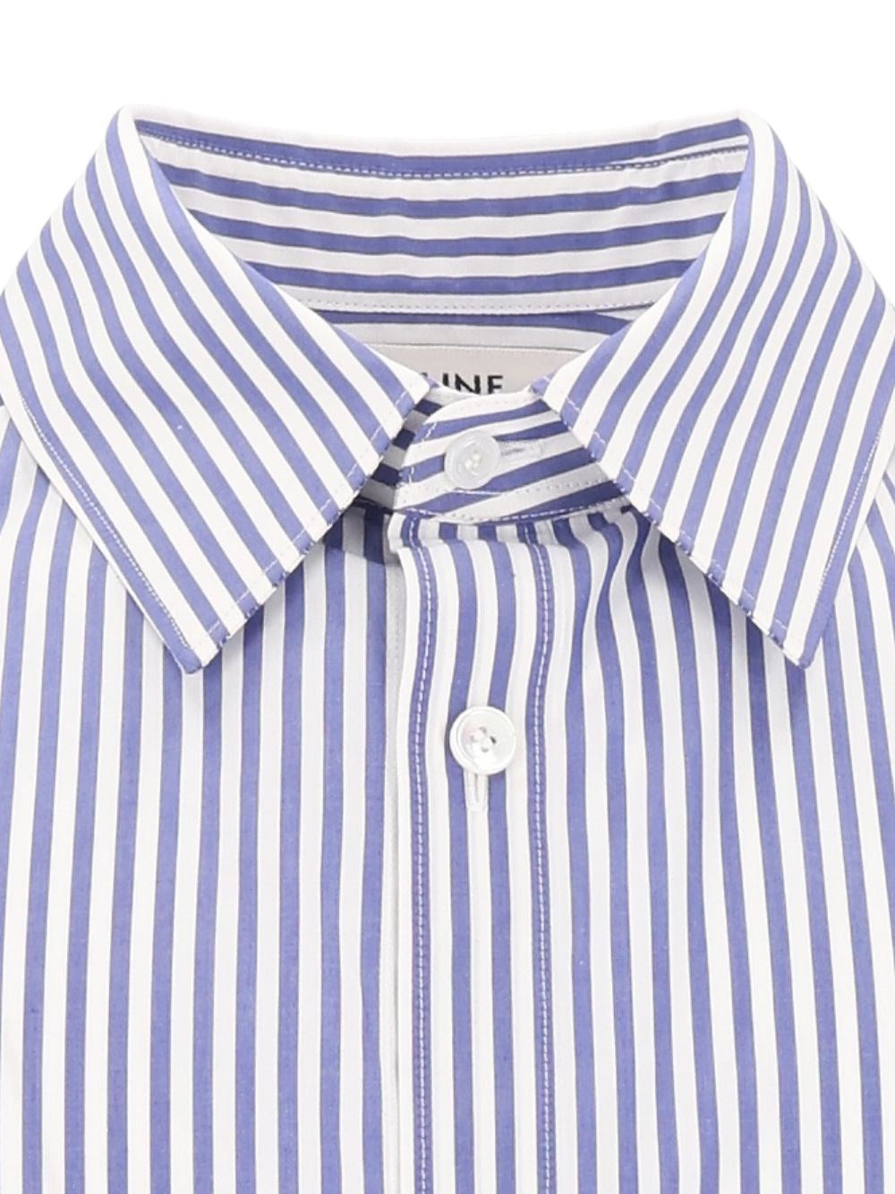Celine Men Striped Cotton Shirt CELINE