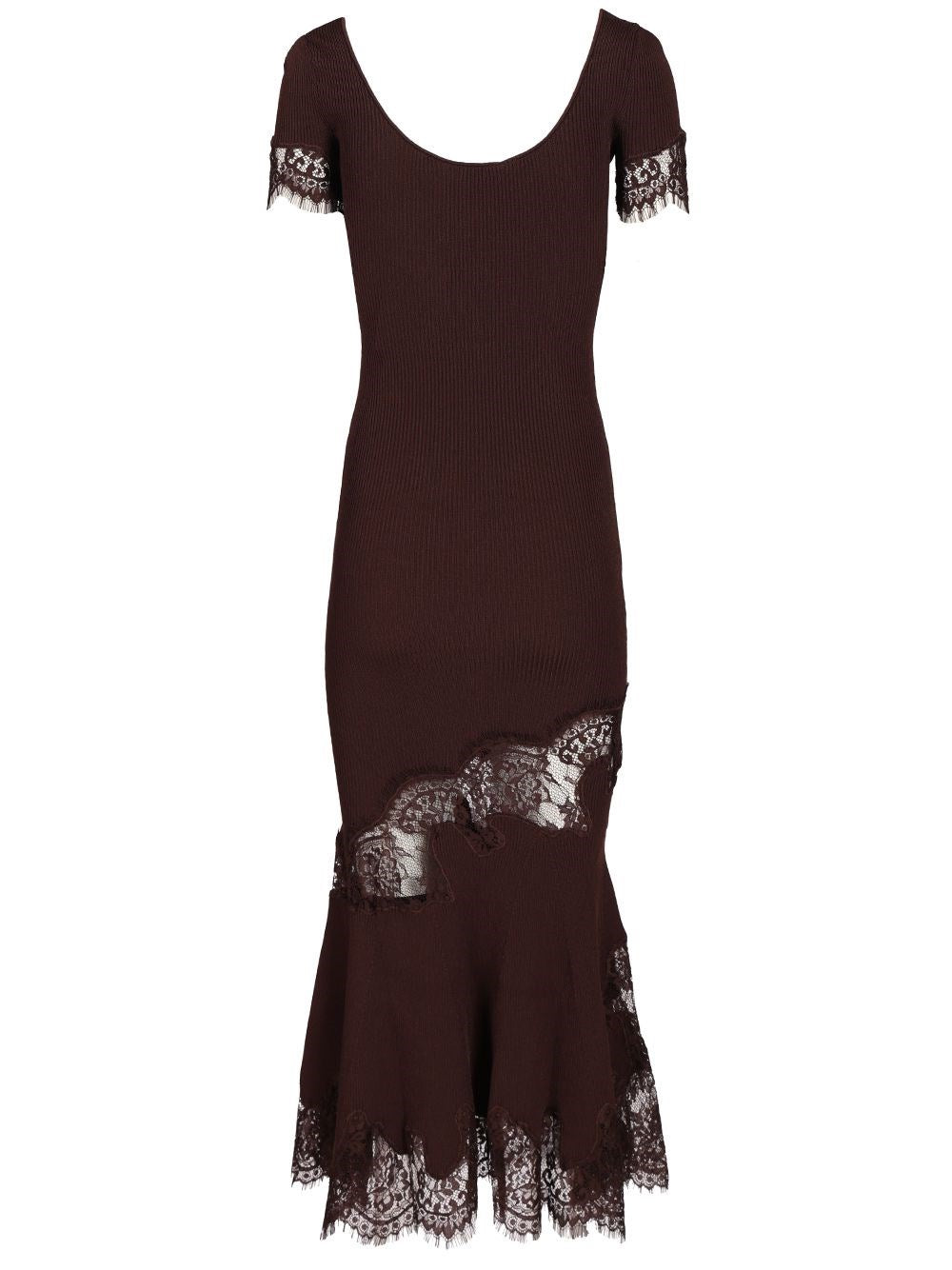Self-Portrait Women Ribbed Midi Dress SELF-PORTRAIT