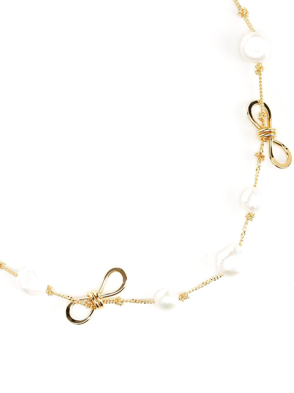 Marni Women Necklace With Knots And Pearls MARNI