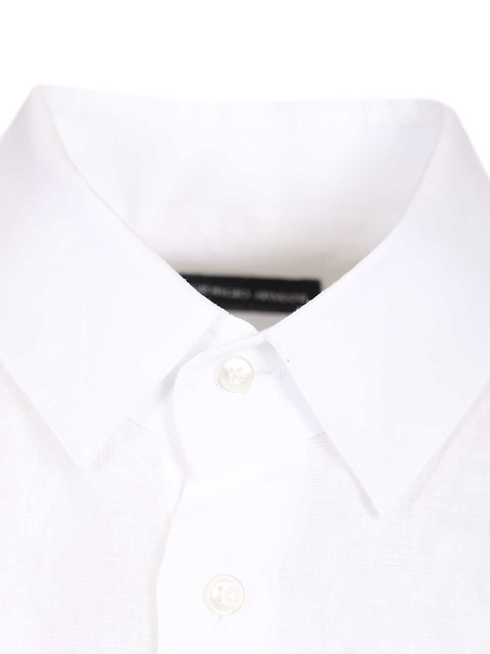 Giorgio Armani Men Classic Linen Shirt GIORGIO ARMANI