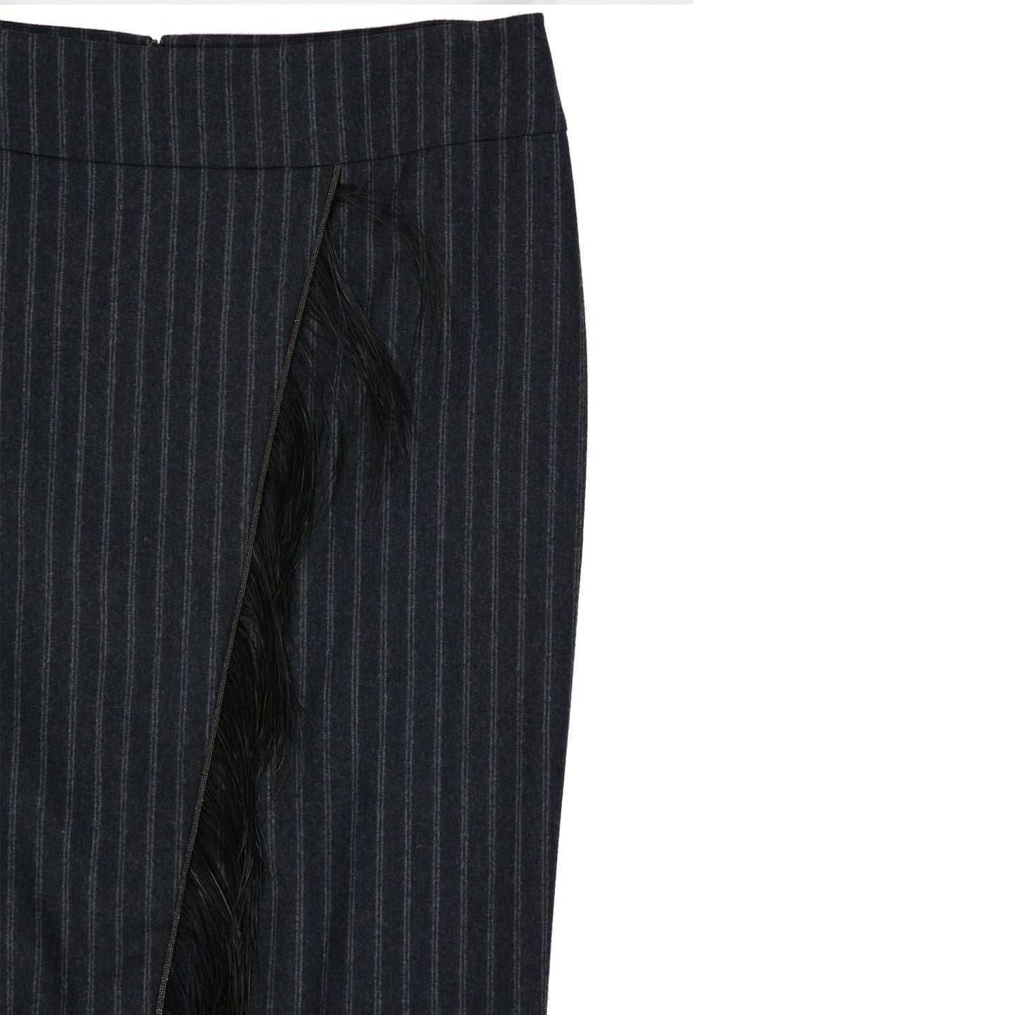 Brunello Cucinelli Wool Striped Skirt Women BRUNELLO CUCINELLI