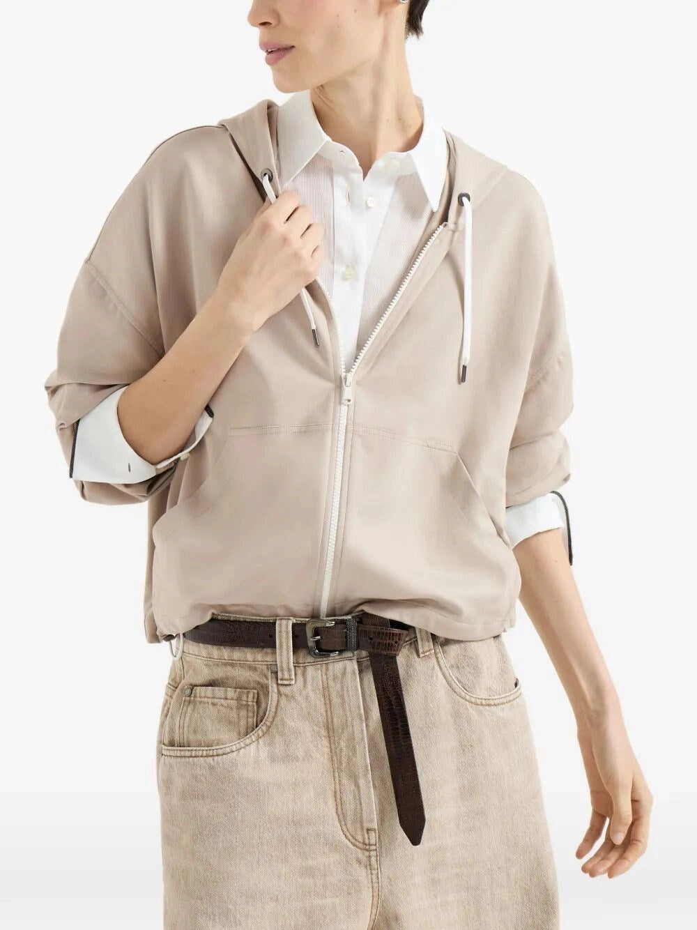 Brunello Cucinelli Women Couture Interlock Hoodie BRUNELLO CUCINELLI