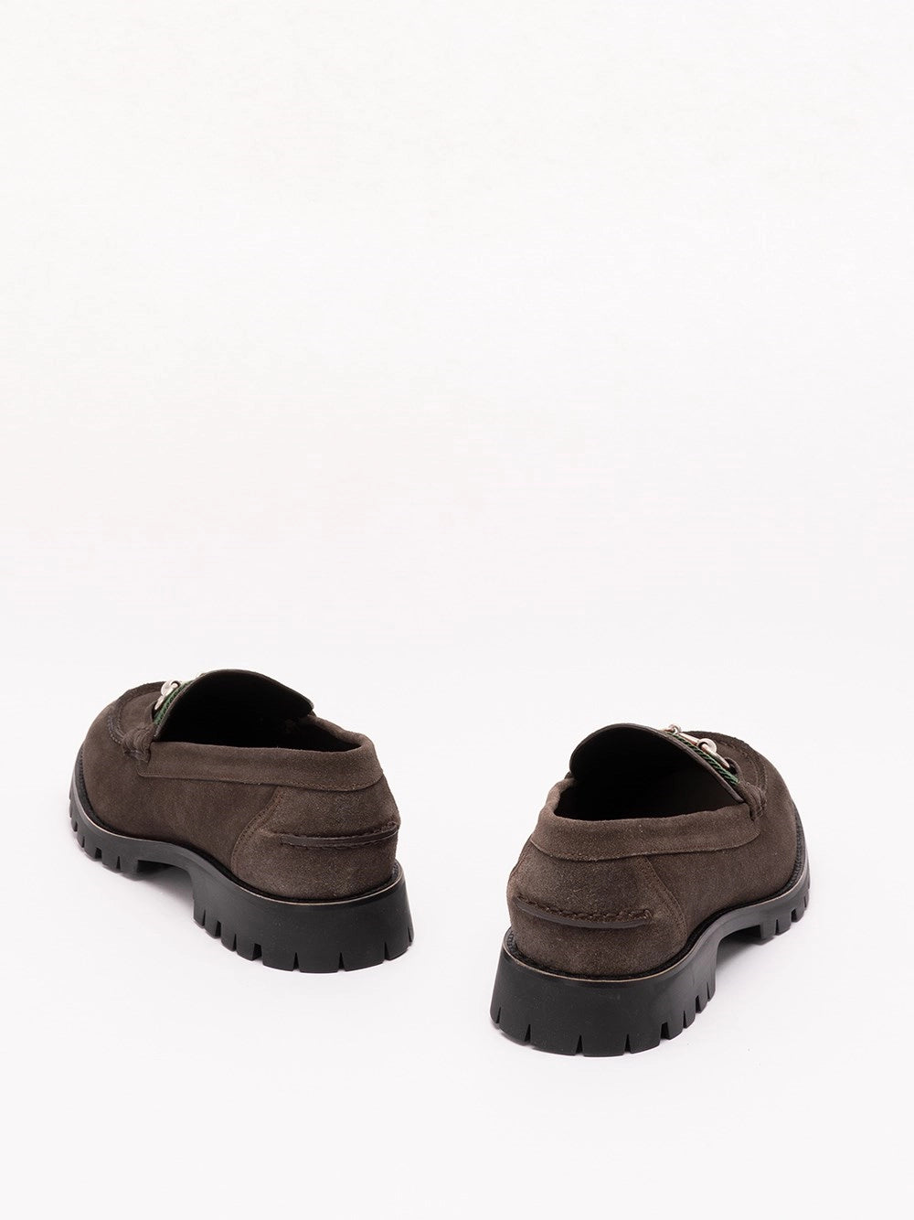 Gucci Men Loafers With Horsebit And Lug Sole GUCCI