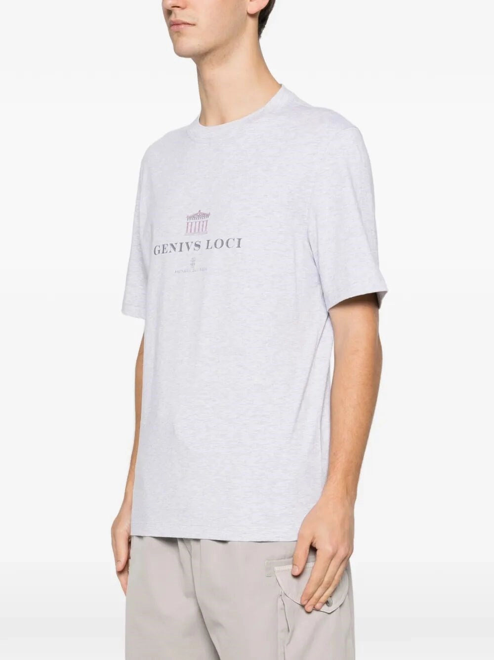 Brunello Cucinelli Men Crew-Neck T-Shirt BRUNELLO CUCINELLI
