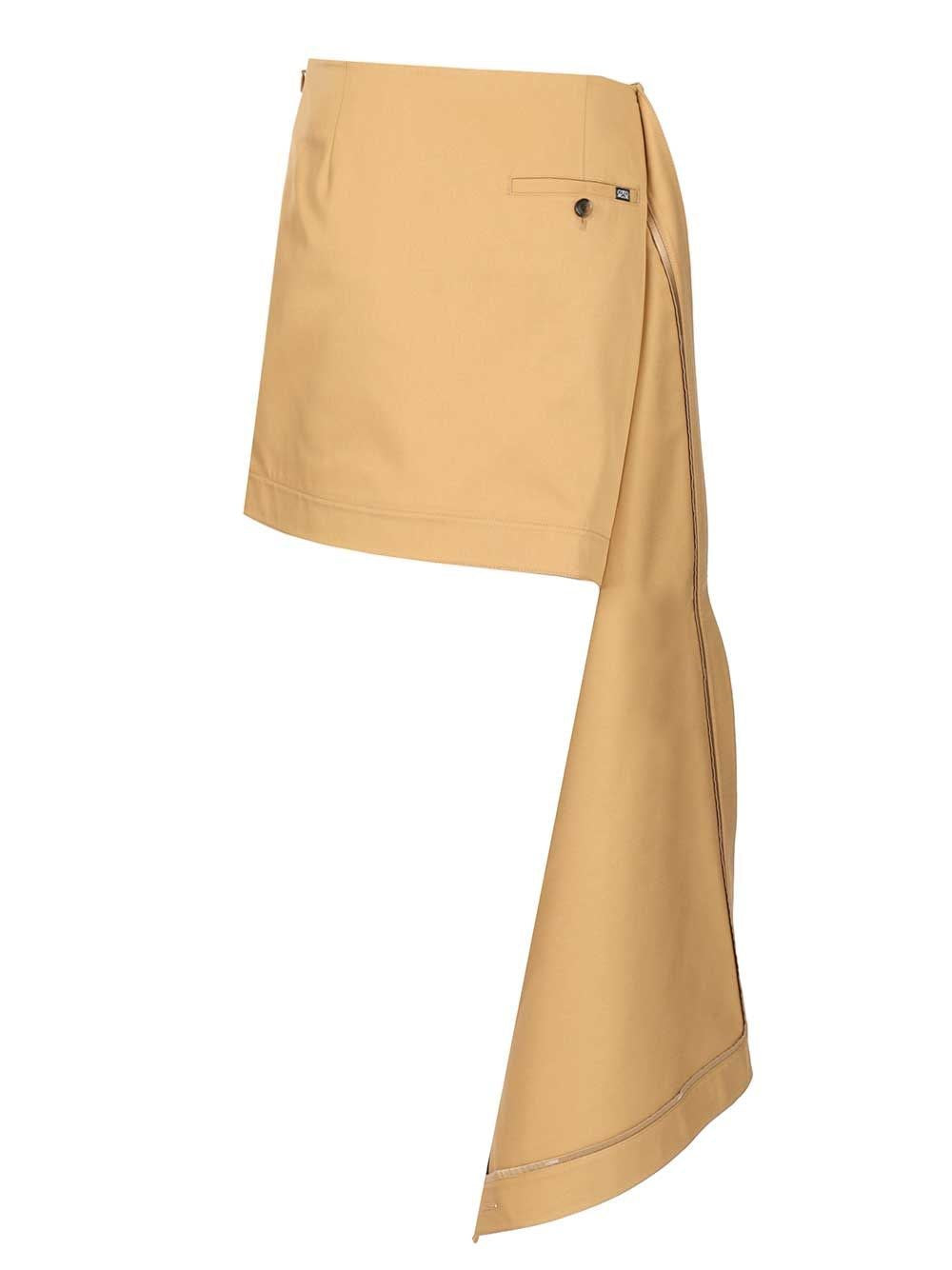Loewe Women Cotton And Silk Skirt LOEWE