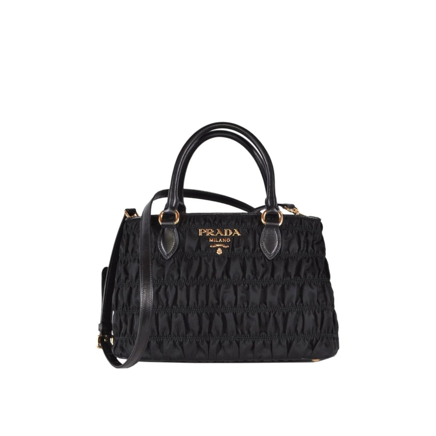 Prada Gaufre Nylon Handbag Women PRADA