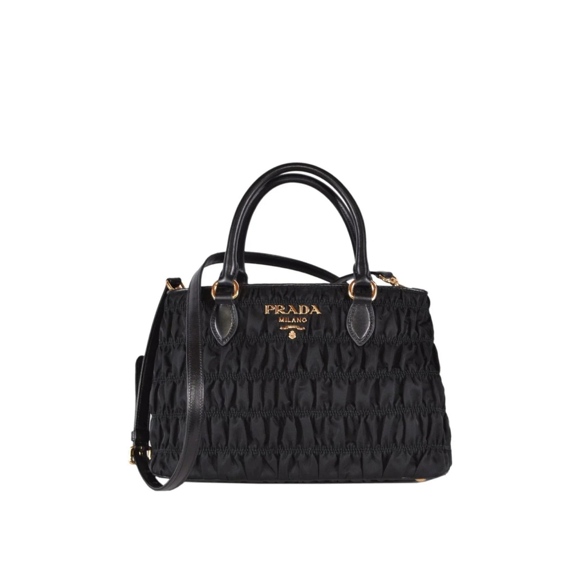 Prada Gaufre Nylon Handbag Women PRADA