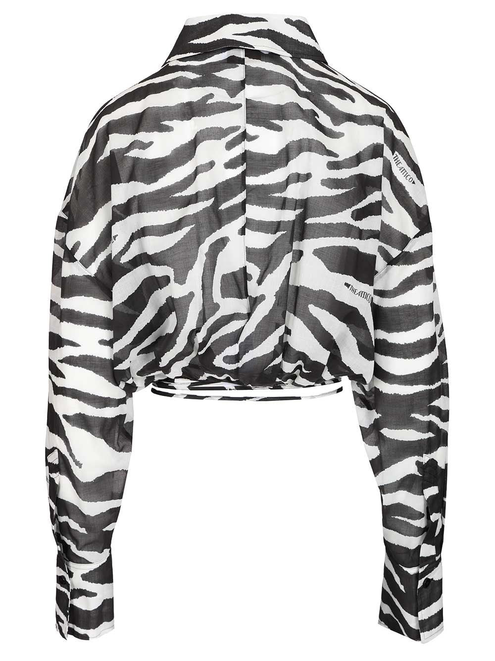 The Attico Women Animal Print Shirt THE ATTICO