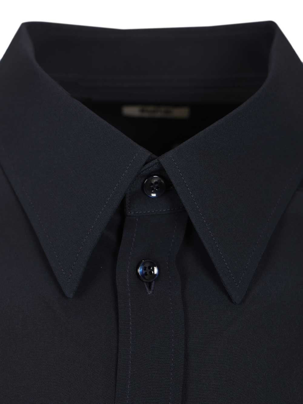 Dolce & Gabbana Men Formal Shirt In Silk Crepe De Chine DOLCE & GABBANA