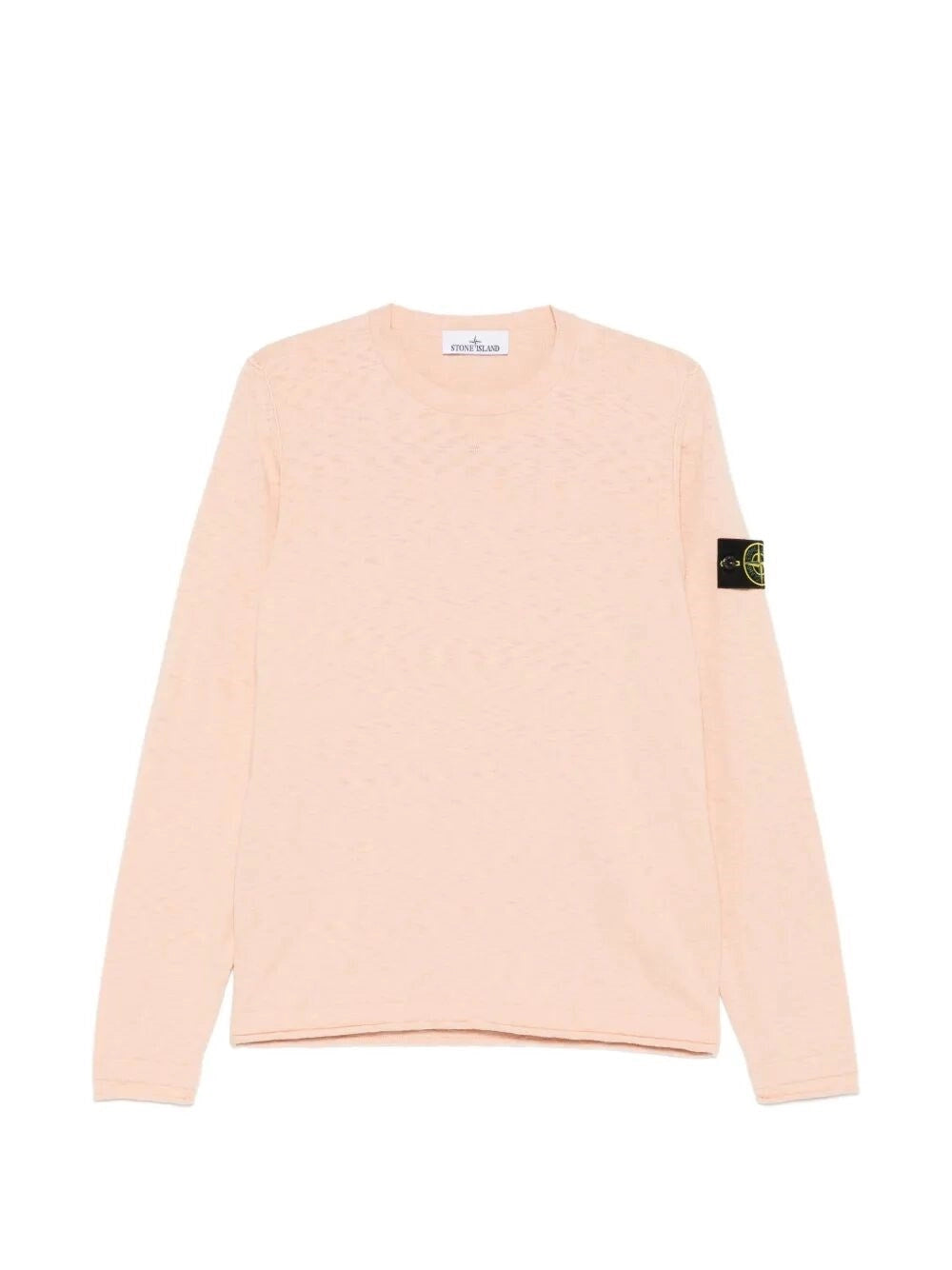 Stone Island Men Stocking Stitch Organic Cotton Nylon Crewneck