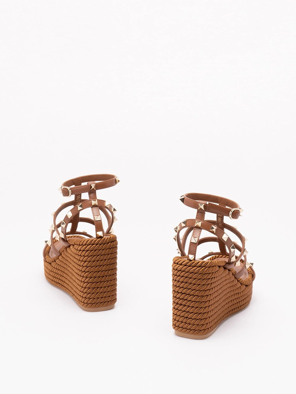 Valentino Garavani Women `Rockstud Torchon` Wedge Espadrillas VALENTINO GARAVANI